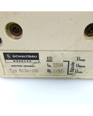 Schaltbau Notabschalter S134-100 GEB