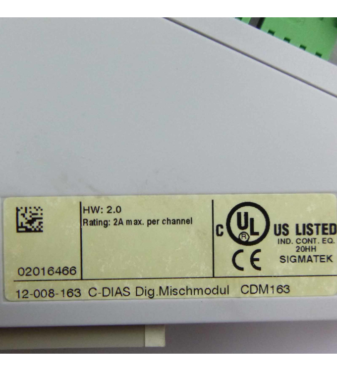 12-008-163-O Sigmatek C-DIAS digitales Mischmodul CDM163 8 Inputs/Outputs NEU 