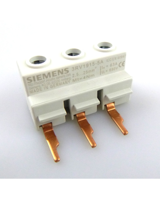 Siemens 3-Phasen-Einspeiseklemme 3RV1915-5A (10Stk) OVP