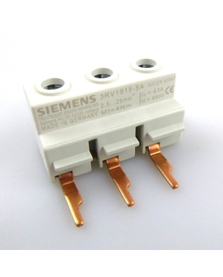 Siemens 3-Phasen-Einspeiseklemme 3RV1915-5A (5Stk) OVP