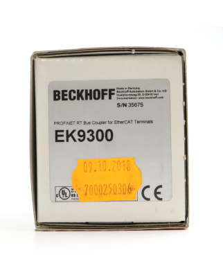 Beckhoff PROFINET-RT-Buskoppler EK9300 OVP