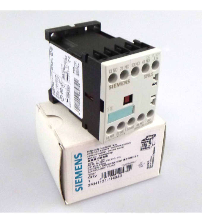 Siemens Hilfsschütz 3RH1131-1HB40 OVP