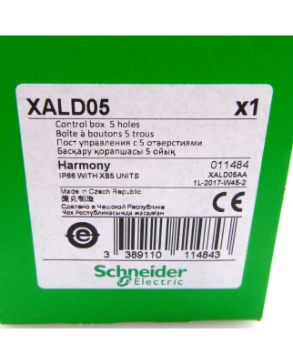 Schneider Electric Leergehäuse XALD05 011484 OVP
