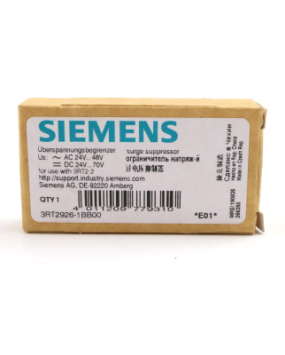 Siemens Überspannungsbegrenzer 3RT2926-1BB00 OVP