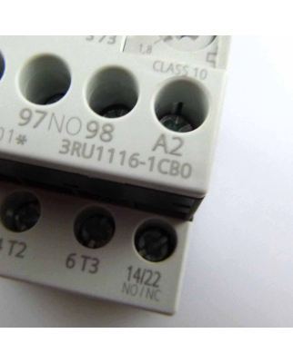 Siemens Überlastrelais 3RU1116-1CB0 GEB