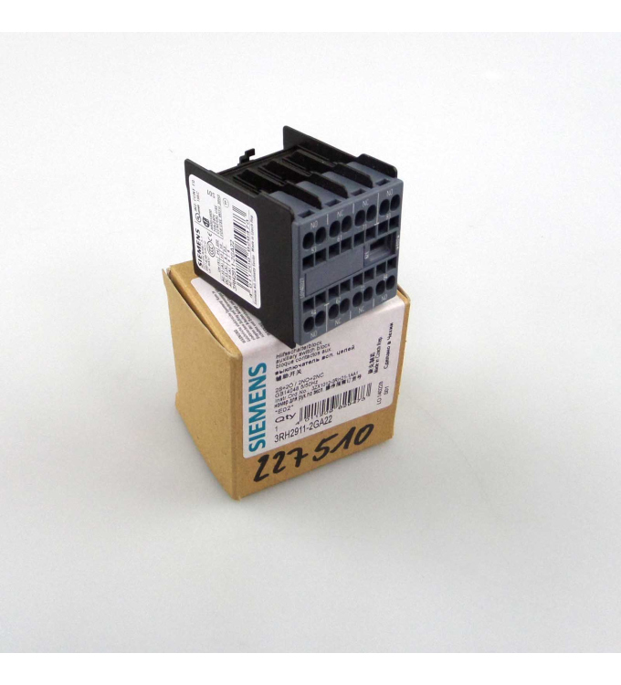 Siemens Hilfsschalterblock 3RH2911-2GA22 OVP