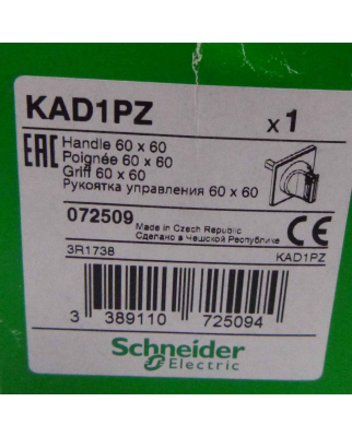 Schneider Electric Griff 60x60 KAD1PZ 072509 OVP