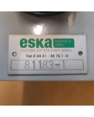 ESKA Hydraulik Aggregat 81183-1 + 1TZ9003-1AB42-2FA4-Z NOV