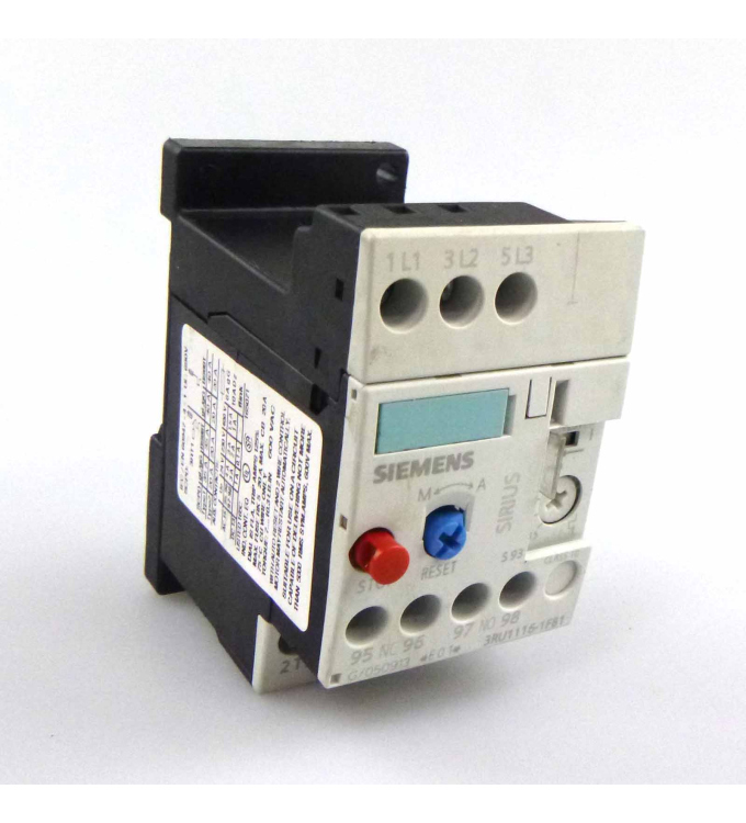 Siemens Überlastrelais 3RU1116-1FB1 GEB