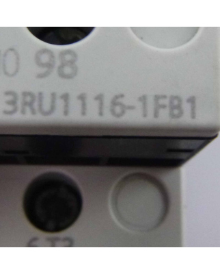 Siemens Überlastrelais 3RU1116-1FB1 GEB