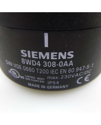 Siemens Anschlusselement 8WD4 308-0AA NOV