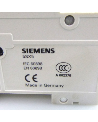 Siemens Leitungsschutzschalter 5SX5 210-7 NOV