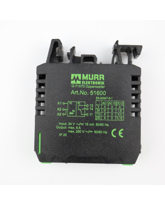 Murr elektronik Ausgangsrelais RMI 24V AC/DC 51600 GEB