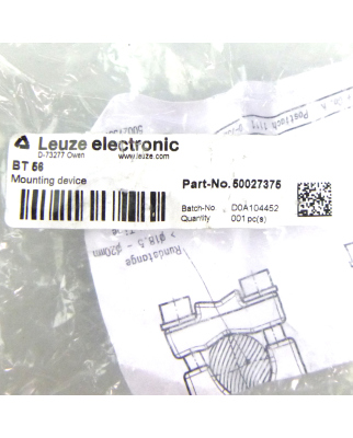 Leuze electronic Befestigungsteil BT 56 50027375 OVP