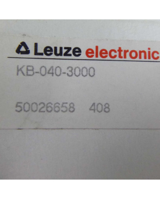 Leuze Verbindungsleitung KB-040-3000 50026658 OVP