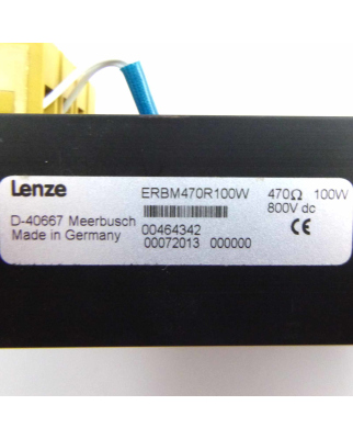 Lenze Bremswiderstand ID 00464342 ERBM470R100W GEB
