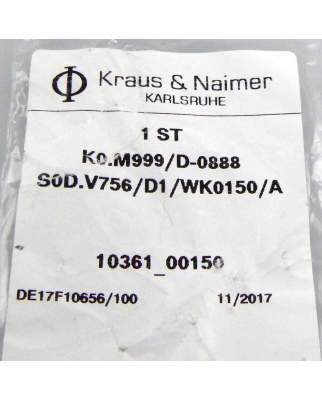 Kraus&Naimer Schlosseinrichtung K0.M999/D-0888...