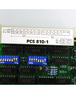 Systeme Lauer Schnittstellenbaugruppe PCS810-1 E-Stand:05 OVP