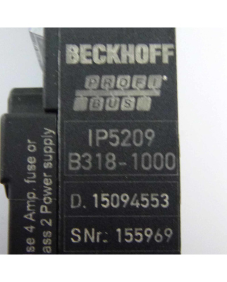 Beckhoff Kompakt Box IP5209 B318-1000 GEB