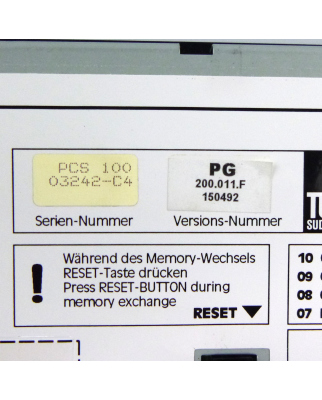 Systeme Lauer Bedienkonsole PCS 200 GEB