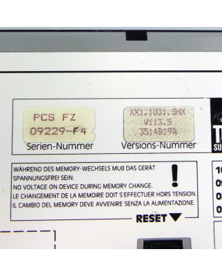 Systeme Lauer Bedienkonsole PCS 110FZ GEB