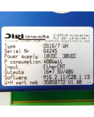 Digitronic Schaltbeschleuniger Digispeed DS16/7 WH NOV
