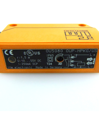 ifm Reflexionslichtschranke OU5080 OUP-HPKG/US-100-DPO OVP