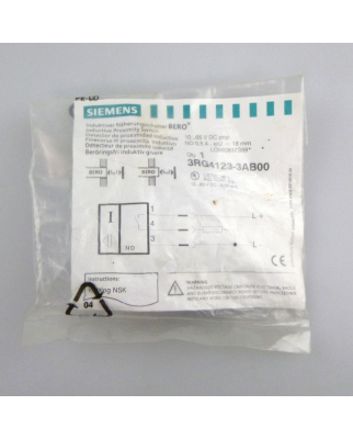 Siemens BERO Induktiver Näherungsschalter 3RG4123-3AB00 OVP