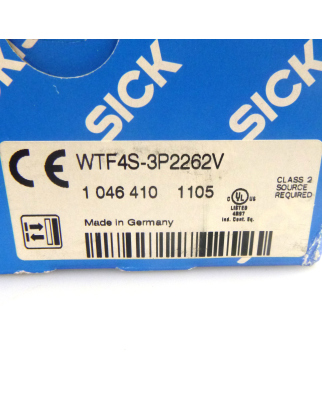 SICK Reflexions Lichttaster WTF4S-3P2262V 1046410 OVP