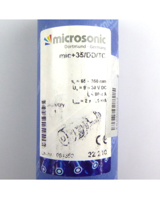 microsonic Ultraschall-Sensor mic+35/DD/TC OVP