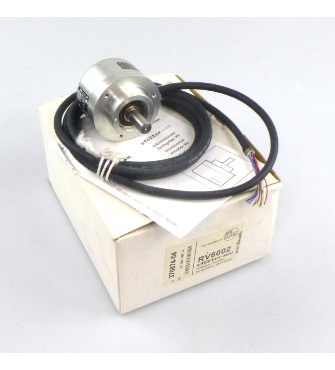ifm electronic/Heidenhain Inkrementaler Drehgeber RV6002 RV-0060-I24/L2 376874-04 OVP