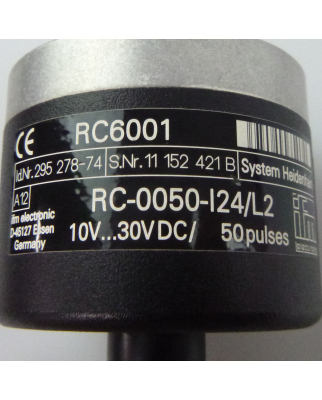 ifm electronic/Heidenhain Inkrementaler Drehgeber RC6001 RC-0050-I24/L2 295278-74 GEB