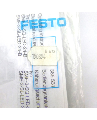 Festo Näherungsschalter SME-3-SQ-LED-24-B 150854 OVP