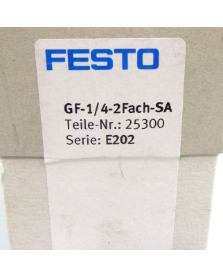 Festo Drehverteiler GF-1/4-2-fach-SA 25300 SIE
