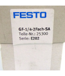 Festo Drehverteiler GF-1/4-2-fach-SA 25300 SIE