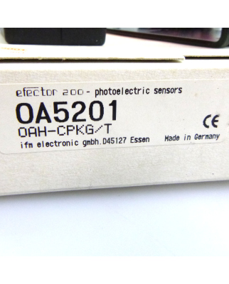 ifm electronic Reflexlichttaster OAH-CPKGT OA5201 OVP