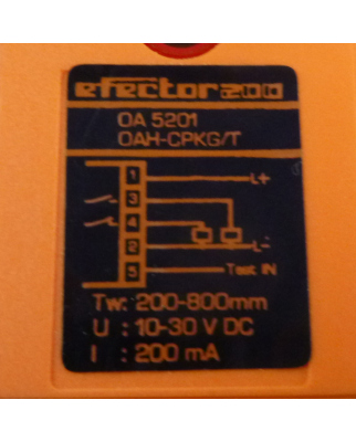 ifm electronic Reflexlichttaster OAH-CPKGT OA5201 NOV