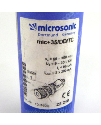 microsonic Ultraschall-Sensor mic+35/DD/TC #K2 OVP