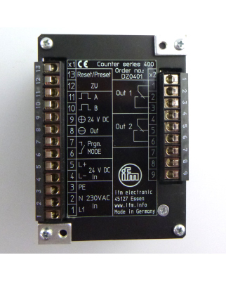 ifm ecomat200 Counter DZ0401 OVP