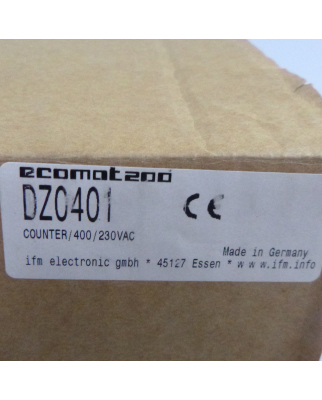 ifm ecomat200 Counter DZ0401 OVP