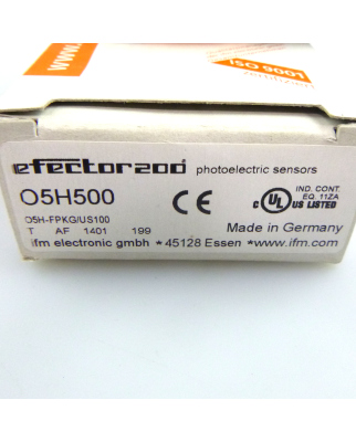 ifm efector Reflexlichttaster O5H500 O5H-FPKG/US100 OVP