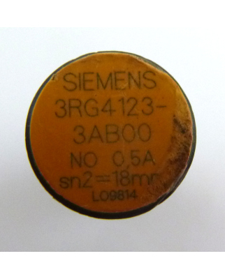 Siemens BERO Induktiver Näherungsschalter 3RG4123-3AB00 GEB