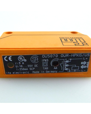 ifm Reflexlichtschranke OU5070 OUR-HPKG/US-100-DPO NOV