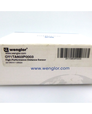 wenglor sensoric Distanzsensor OY1TA603P0003 OVP