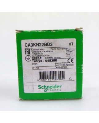 Schneider Electric Hilfsschütz CA3KN22BD3 TeSys-048380 24V OVP