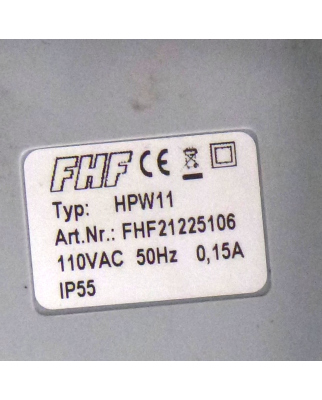 FHF Hupe HPW11 FHF21225106 110VAC 50Hz GEB