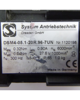 System Antriebstechnik Drehstrom-Motor DSM4-05.1-20R.96-7UN NOV