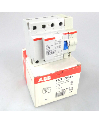 ABB FI Fehlerstrom-Schutzschalter F374-25/0,5H OVP
