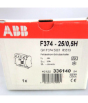 ABB FI Fehlerstrom-Schutzschalter F374-25/0,5H OVP