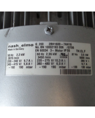 Siemens / nash_elmo Seitenkanalverdichter G200...